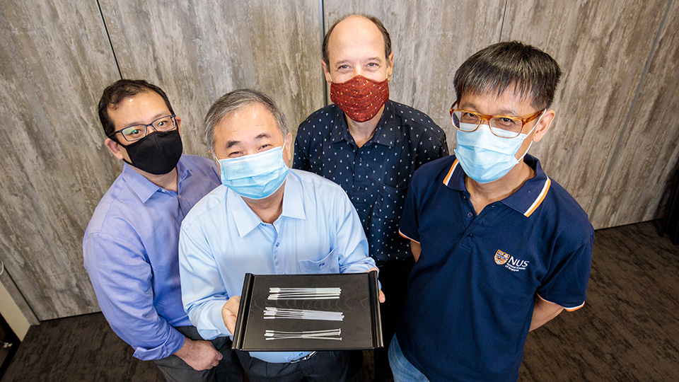 Straits Times: NUS invents new way to produce Covid-19 swab, 40 million to be produced in coming months